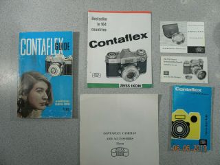 Contaflex & Zeiss Ikon,  35mm Cameras Pro - Tessar Lenses,  accessories filters 7