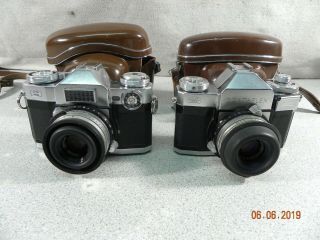 Contaflex & Zeiss Ikon,  35mm Cameras Pro - Tessar Lenses,  accessories filters 8