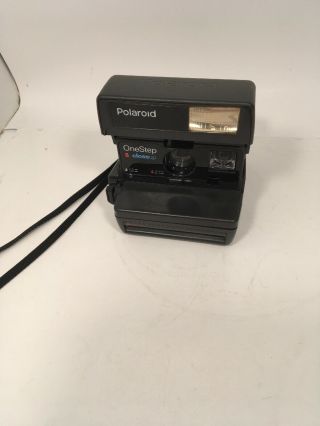 Polaroid One Step Close Up 600 Instant Film Camera Black Vintage