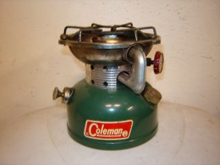 Vintage Coleman 502 Sportster Stove With Case / Pans 4/68