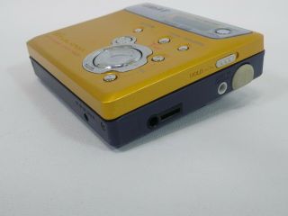 Vintage Sony MZ - N505 Portable Minidisc Recorder/Player w/Cassette 3
