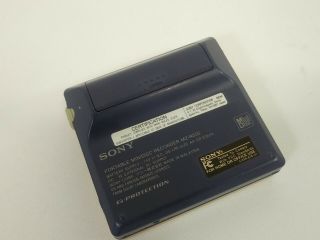 Vintage Sony MZ - N505 Portable Minidisc Recorder/Player w/Cassette 4