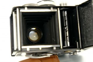 Rolleiflex 3.  5F with case,  strap and filters 6