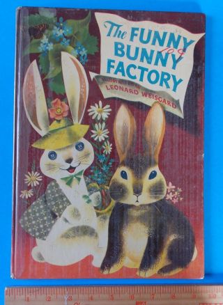 The Bunny Factory Hardback Book By Adam Green Illustrated By Leonard Weisgard