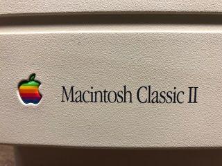Apple Macintosh Classic II - RECAPPED LOGIC BOARD & ANALOG BOARD - 3 gb HD. 4
