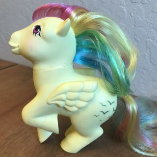 My Little Pony Vintage G1 Mlp Rainbow Ponies Skydancer Sky Dancer Yellow
