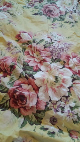 Vintage Ralph Lauren twin fitted Kathleen sheet 100 cotton Made in USA 2