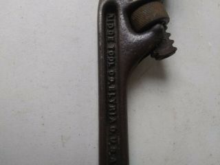 Vintage Rigid E6 Pipe Wrench 6 