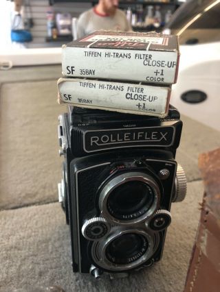 Rolleiflex Rolleicord V Medium Format Twin Lens Reflex Camera & Accessories 2