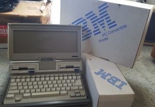 Early Version Ibm Model 5140 Convertible Laptop With Nos Printer And Ps