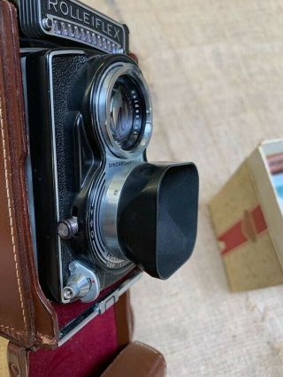 Rolleiflex 3.  5 B MX - EVS 6x6 TLR Camera w Zeiss Tessar 1:3.  5 f=75mm Lens, 11
