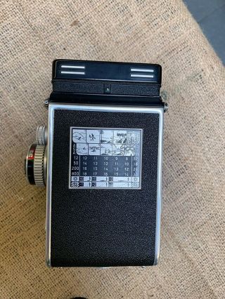 Rolleiflex 3.  5 B MX - EVS 6x6 TLR Camera w Zeiss Tessar 1:3.  5 f=75mm Lens, 6