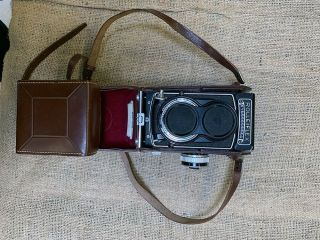 Rolleiflex 3.  5 B MX - EVS 6x6 TLR Camera w Zeiss Tessar 1:3.  5 f=75mm Lens, 8