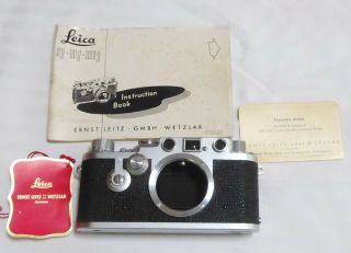 Leica Leitz 3F IIIF Camera 796698 from 1955 Meat 6Month warrant 10
