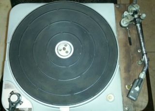 Thorens TD 124 MII record player Turntable - AS - IS - NON Complete.  w base 10