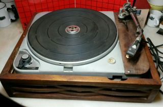 Thorens Td 124 Mii Record Player Turntable - As - Is - Non Complete.  W Base