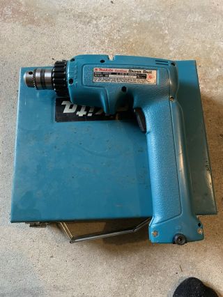 Vintage Makita Usa 6093d 9.  6v Cordless Driver Drill No Battery - Bare Tool Only
