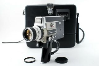 Near Canon Auto Zoom 518 Sv 8 Movie Camera With Case From Japan