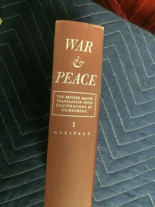 Vintage War And Peace - Leo Tolstoy,  Illustrated Heritage