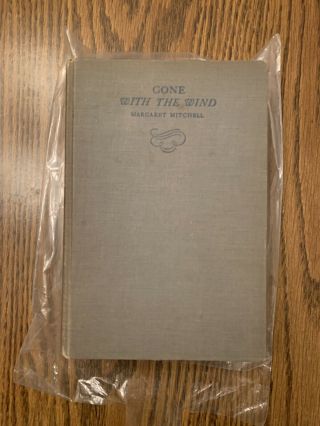 GONE WITH THE WIND (1936) MARGARET MITCHELL,  1ST EDITION,  May First Printing DJ 2