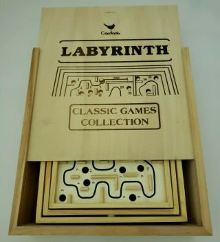Classic Labyrinth Game By Cardinal Vintage Tilting Maze Made Of Wood