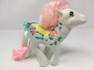My Little Pony Vintage Mlp G1 Flower Bouquet Carousel Merry Go Round