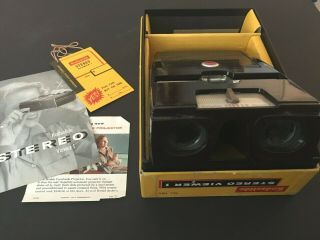 Kodaslide Stereo Viewer I,  Box & - Vintage/slide/realist/3d/kodak/1950s