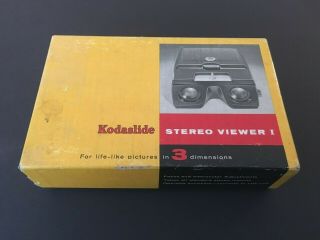 KODASLIDE Stereo Viewer I,  BOX & - Vintage/Slide/Realist/3D/Kodak/1950s 2