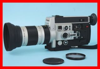 Canon 1014 Auto Zoom Electronic Cine Camera,  Accessories - Near