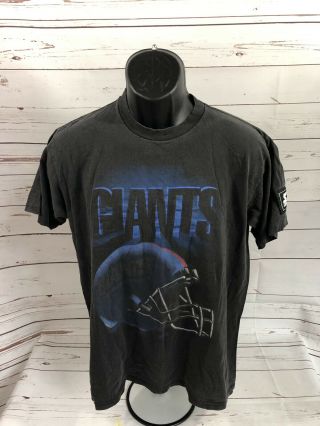 Vintage 90s York Giants Starter Graphic T - Shirt Size Medium Usa