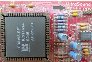 Advanced Gravis Ultrasound Classic GUS,  PC ISA MIDI wavetable sound card PARTS 4