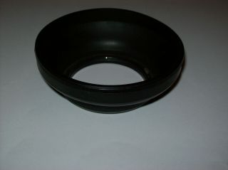 Vintage 67mm Thick Rubber Screw In Camera Lens Hood Made In Germany