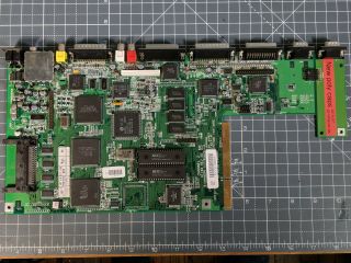 Amiga 1200 Motherboard.  Rev 2b.  Just Recapped With Poly.