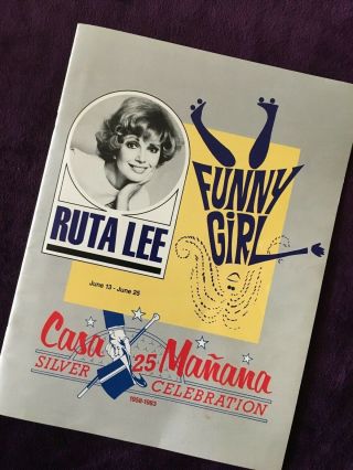 Funny Girl,  Casa Manana Ruta Lee Vintage Playbook,  W