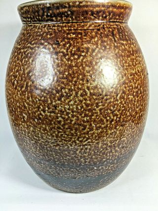 Bendigo Pottery Large Vintage Stoneware Nb Epsom Vase Crock Large Signed