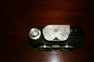 Sawyer Viewmaster Personal Stereo Camera Black c1952 W/Anastigmat 25mm f3.  5 2