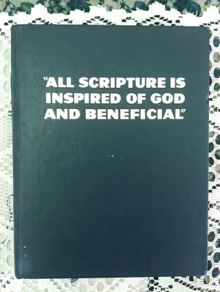 Watchtower All Scripture Is Inspired Of God And Beneficial Vintage 1st Ed.