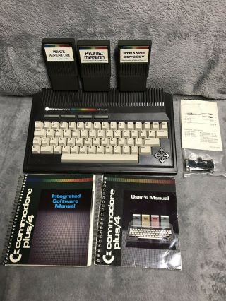 Commodore Plus/4 Computer W/ Games And 1531 Datassette 4