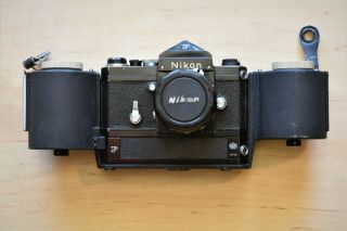 Nikon F 35mm Slr Camera With 250 Exposure Back Plate Conversion 50mm F2 Lens