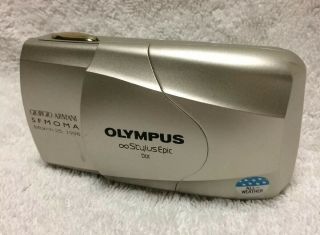 Olympus Stylus Epic Dlx 35mm 1:2.  8 Large Aperture Lens Multi Af Giorgio Armani