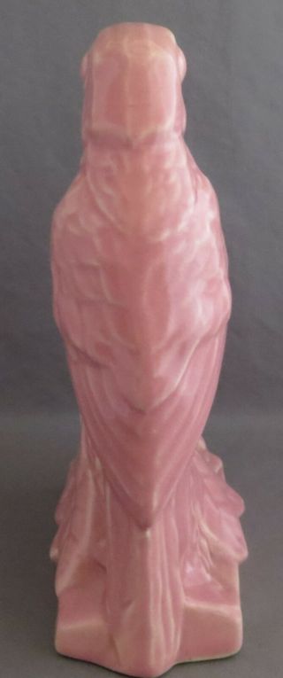 Vintage Nelson McCoy Pink Parrot Planter Vase. 2
