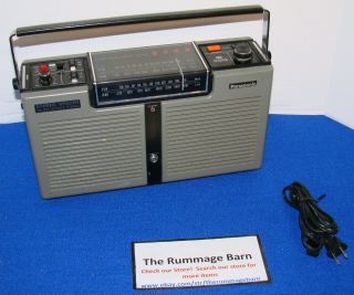 Vintage Panasonic Rf - 7100 Am Fm Radio 8 Track Tape Stereo Boombox
