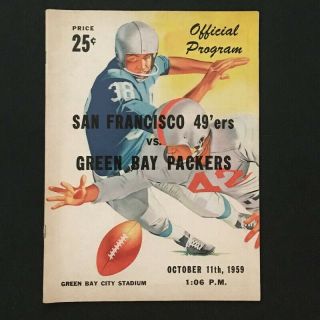 Vintage 1959 San Francisco 49 