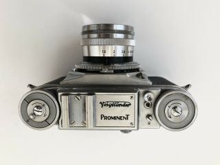 Voigtlander Prominent - 35mm Rangefinder Film Camera w/ 50mm f/1.  5 Nokton Lens 2