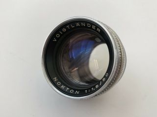 Voigtlander Prominent - 35mm Rangefinder Film Camera w/ 50mm f/1.  5 Nokton Lens 9