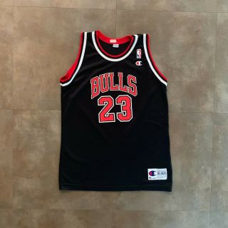 Vintage 90s Michael Jordan 23 Chicago Bulls Champion Basketball Jersey Youth Xl