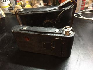 Vintage Kodak No.  2 Folding Autographic Brownie Camera Case