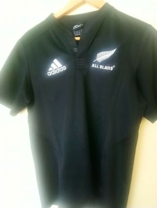 Vintage All Blacks Rugby Jersey Sz Small Adidas