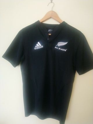 Vintage All Blacks Rugby Jersey Sz Small Adidas 4