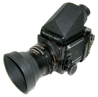 Mamiya RB67 Pro - S Outfit w/Two Lenses,  Prism Finder,  Polaroid Back etc. 12